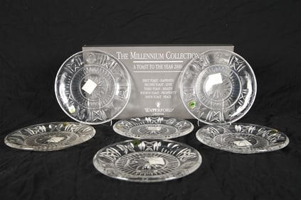 Waterford, "Millenium Collection" Six Plates