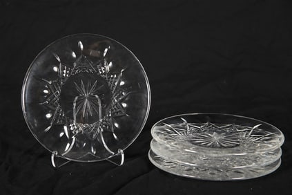 Waterford, Set of Four "Kenmare" Plates