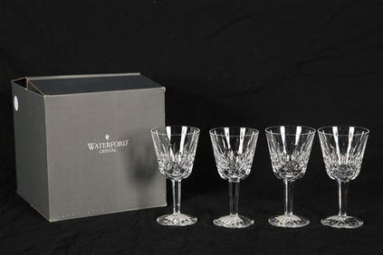 Waterford, Set of Four "Lismore" Claret Glasses