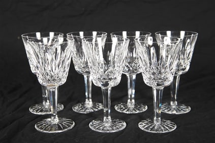 Waterford, Set of Seven "Lismore" Claret Glasses