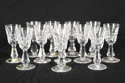 Waterford, Set of Twelve "Kylemore" Cordials