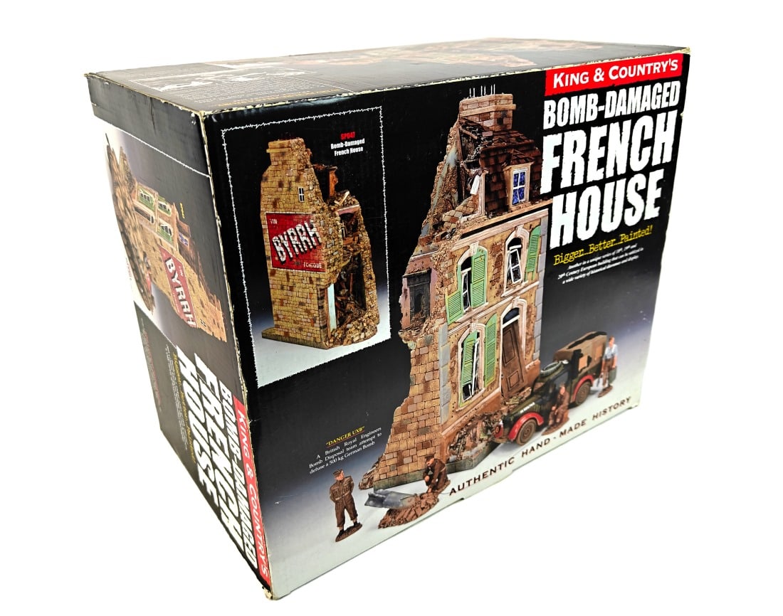 K & C - SP047 Bomb-damaged French House: Complete in box. Retired.