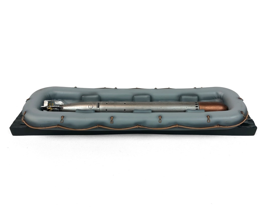Collectors Showcase #CS01040 Re-Loading Raft: U-boat re-loading raft with 1 Sections Painted Metal Compete in box.