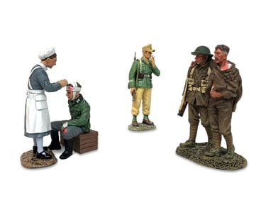 Set of Three King & Country Figure Sets