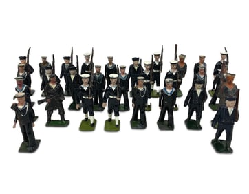 Set of 29 Britains Cast Lead Figurines