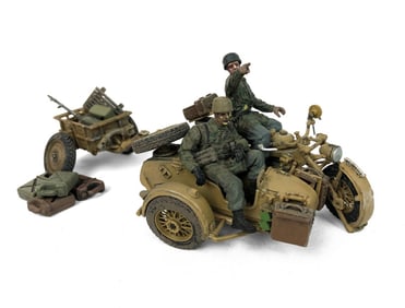 Unimax Toys - WWII Motorcycle w/ Figures