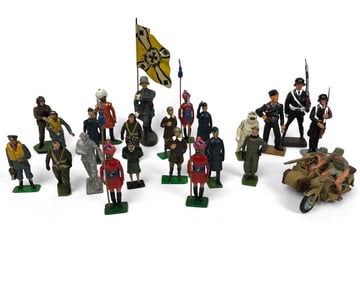 Set of 23 Various Soldier Figurines