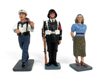 King & Country Lot of Three Various Figurines