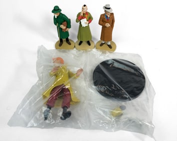 The Adventures of Tintin - 4 Various Figurines