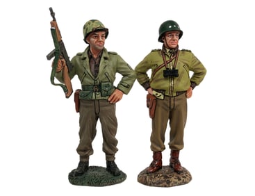 King & Country - 2 WWII American Soldier Figurines
