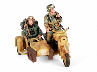 King & Country - WS074 - WWII Motorcycle