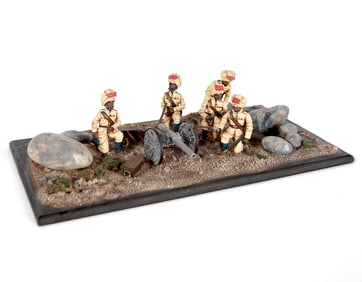 Indian Army Artillery Regiment Military Diorama