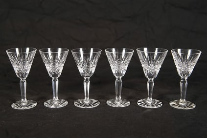 Waterford, Six "Glenmore" Cordial Glasses