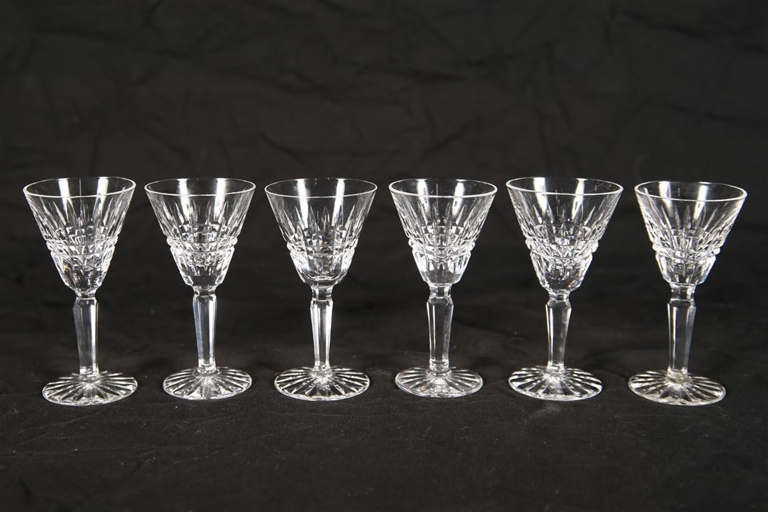 Waterford, Six "Glenmore" Cordial Glasses (1 of 2)