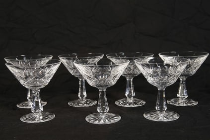 Waterford, Seven "Kenmare" Champagne/Sherbets