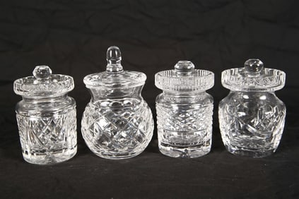 Waterford, Assorted Crystal Jar Collection