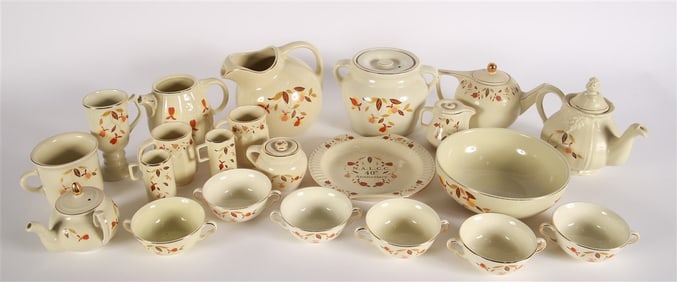 Hall China, "Autumn Leaf" Collection - 22 Pieces