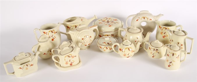 Hall China, "Autumn Leaf" Collection - 17 Pieces