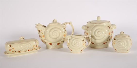 Hall China, "Autumn Leaf" Collection - 6 Pieces