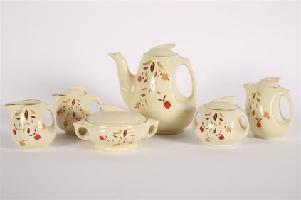 Hall China, "Autumn Leaf" Collection - 6 Pieces