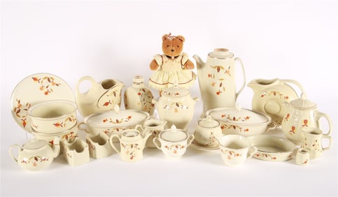 Hall China, "Autumn Leaf" Collection - 24 Pieces