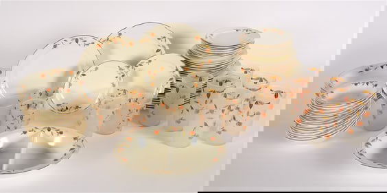 Hall China, "Autumn Leaf" Collection - 70 Pieces