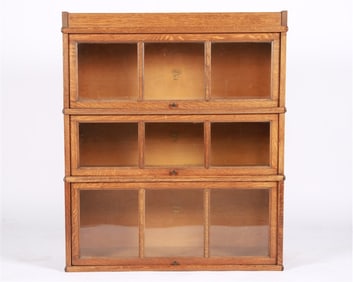 Oak Barrister Bookcase