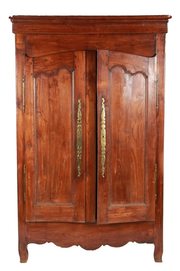 French Provincial Style Carved Armoire (1 of 8)