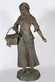 S. Keliam, Outdoor Garden Sculpture of Woman