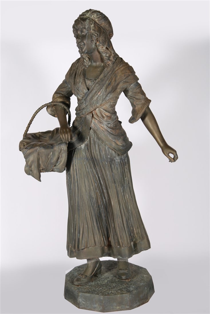 S. Keliam, Outdoor Garden Sculpture of Woman (1 of 4)