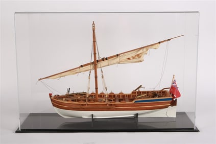 British Model Sailboat