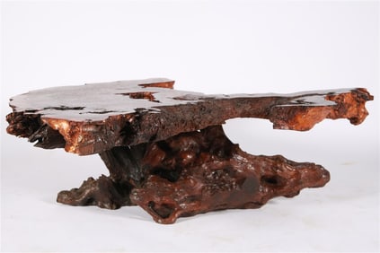 Redwood Burl Coffee Table