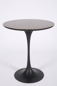 Style of Saarinen, Black Tulip Side Table