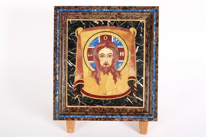 Pietra Dura Religious Icon