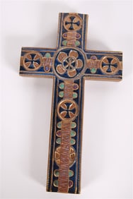 Royal Copenhagen, Faience Ceramic Cross