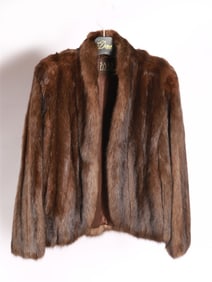 Saks Fifth Avenue Brown Mink Jacket