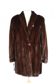 Birger Christensen, Brown Mink Reversible Jacket