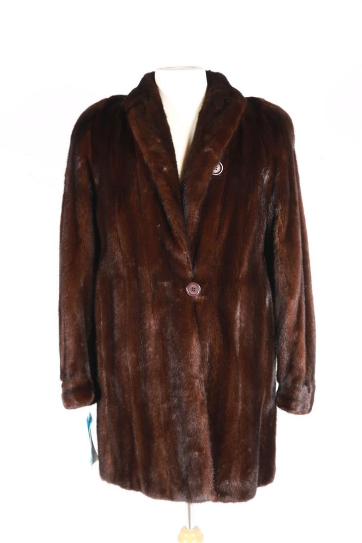 Birger Christensen, Brown Mink Reversible Jacket (1 of 8)