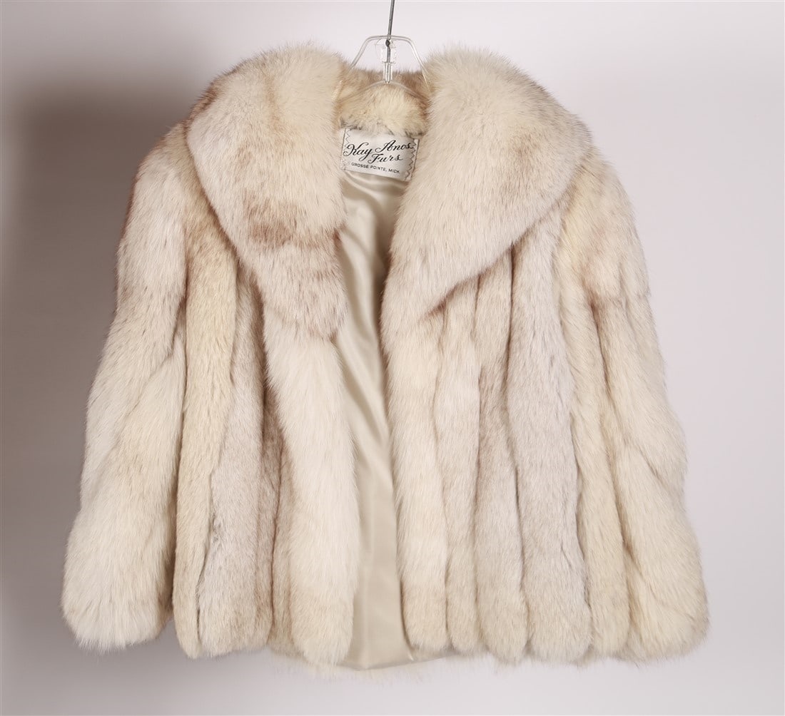 Kay Anos Furs, Blue Fox Fur Jacket (1 of 4)