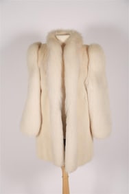 Regency Fur, White Fox Fur Jacket