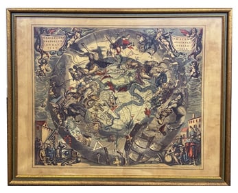 Henricus Hondius, "Hemisphaerium Scenographicum"