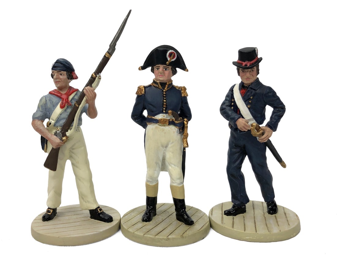 W. Britain 41124 - French Ratings: Painted metal. Complete in box.
