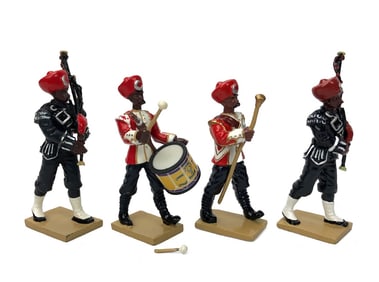 W. Britain - Purbiah Musician Figurines (2)