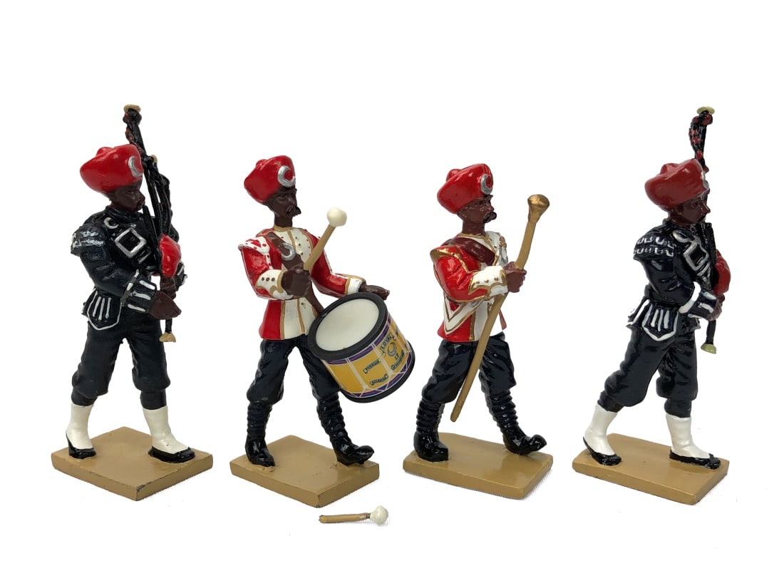 W. Britain - Purbiah Musician Figurines (2) (1 of 4)