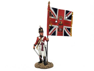 King & Country NA127 - CG Officer with Regimental Colour