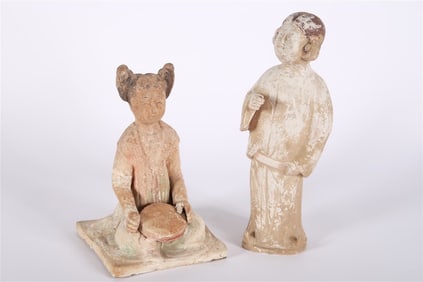 Chinese Tang Dynasty Type Tomb Figures