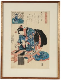 Yoshitora Utagawa, Woodcut Print