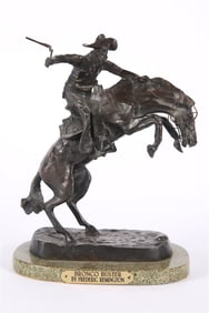 Frederic Remington, "Bronco Buster" Bronze