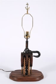 Robert McGreevy, Wood Reel Table Lamp