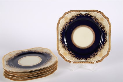 Black Knight, Set of Five "Regina" Plates